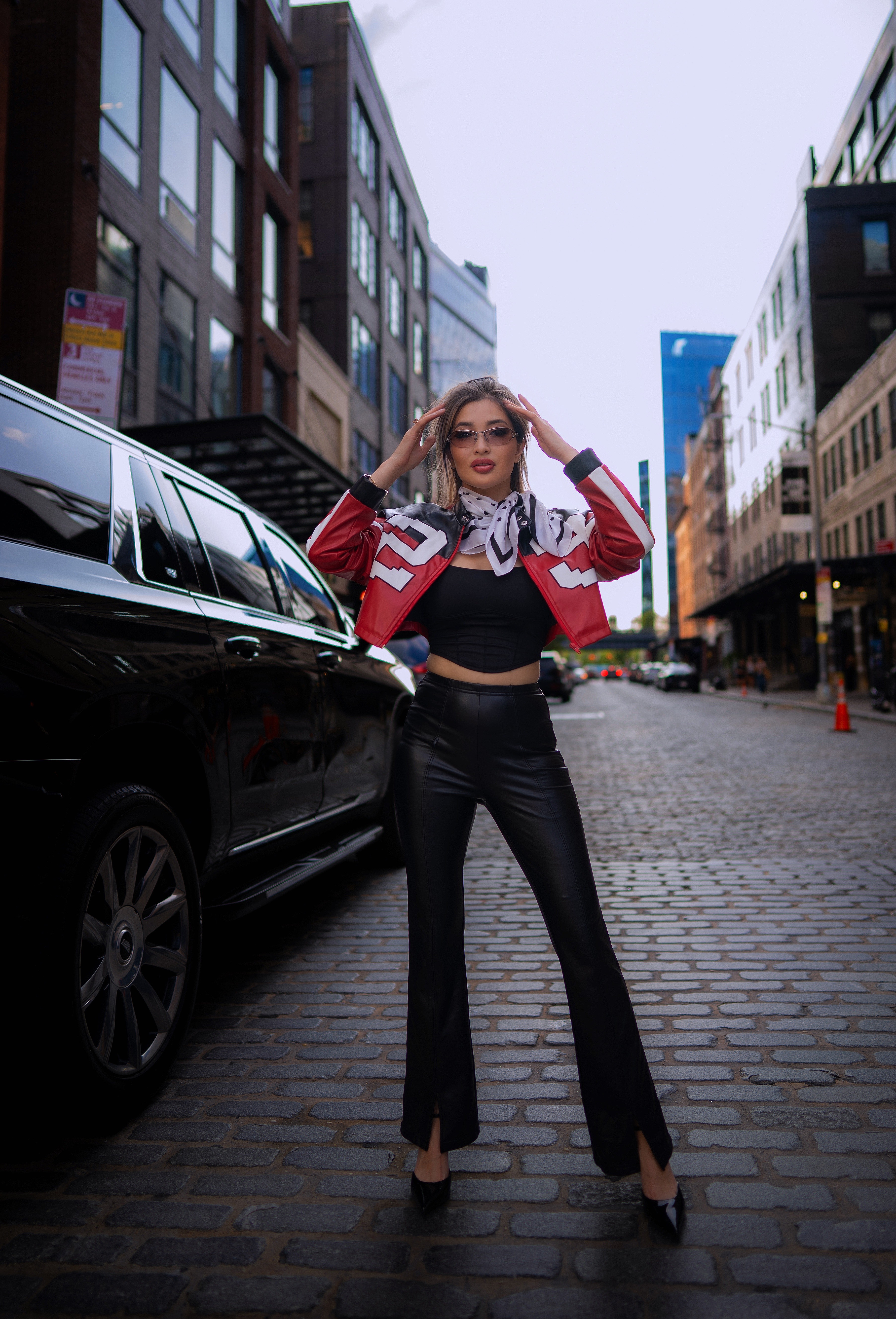 Golden hour on the cobblestones · New York City